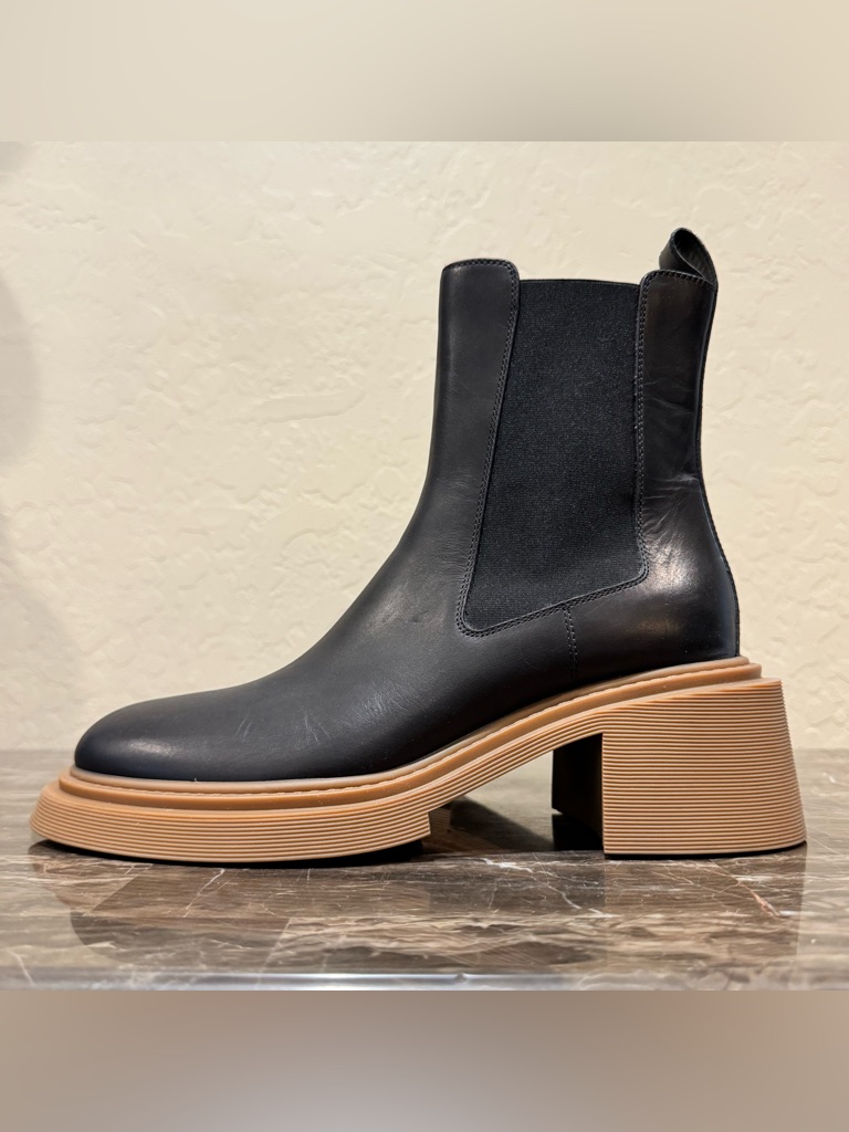Loewe Calfskin Leather Chelsea Boots